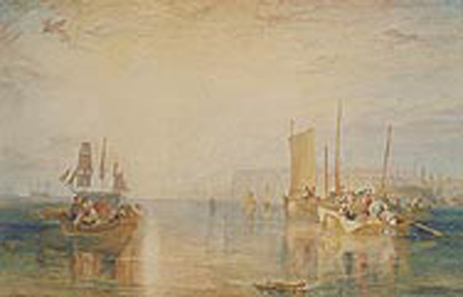 Turner, "Margate from the Sea"