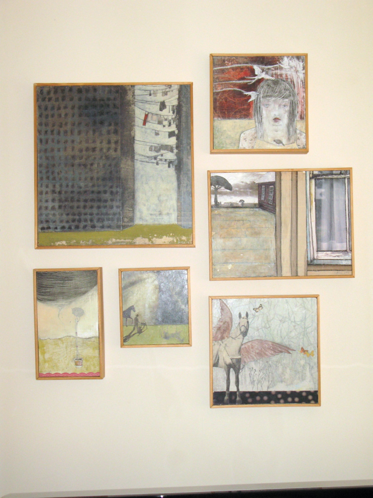 Cluster of artwork by Jennifer Davis