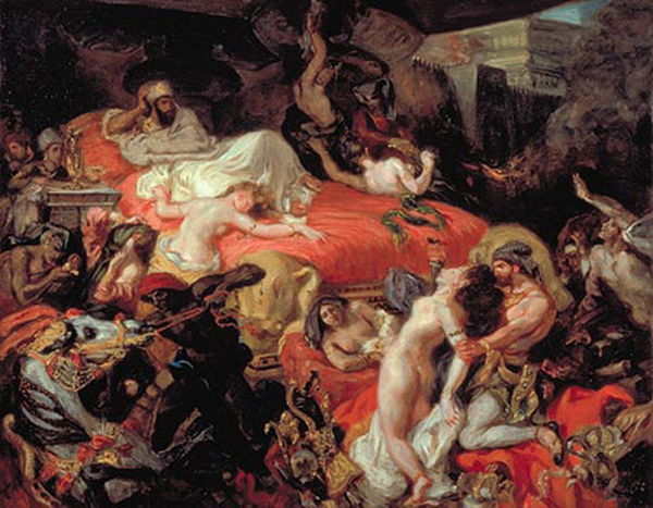 Delacroix, "The Death of Sardanopolus"