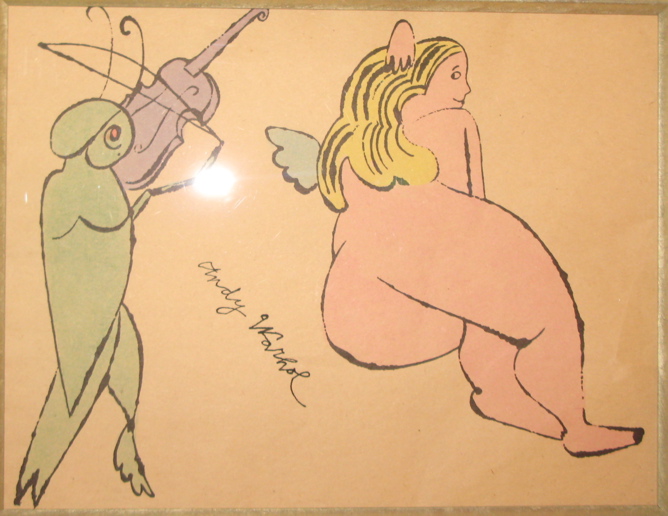 Andy Warhol drawing