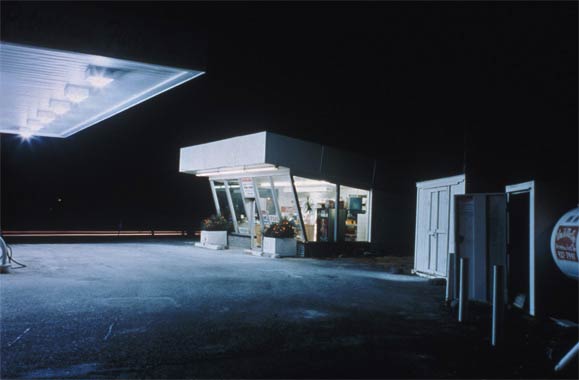 Winter Gas Station