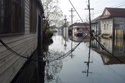 flooded street