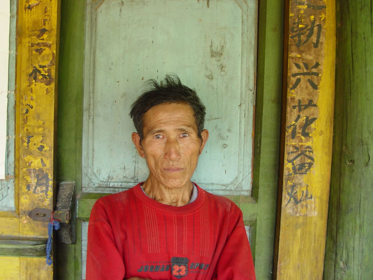 Man and doorway