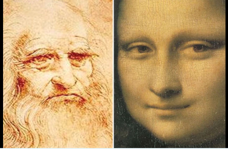 Is DaVinci's famous Mona Lisa a medieval selfie?!